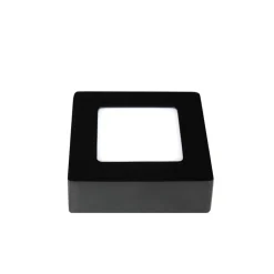 Fantasia FLUKE Ceilinglamp square black 6W 3000K 480lm 12 cm