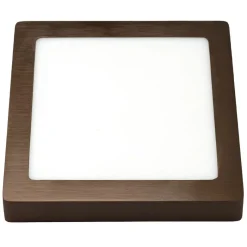 Fantasia FLUKE LED plafonnier vierkant geborsteld brons 18W 3000K 23,5cm Sale