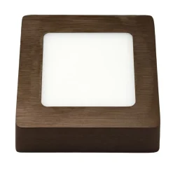 Fantasia FLUKE LED plafonnier vierkant geborsteld brons 6W 3000K 12cm Discount