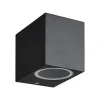 Fantasia FLUX SQ wall light 81mm GU10 (excl) max 35Watt IP54 black Discount