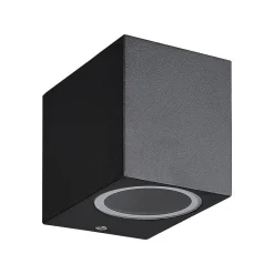 Fantasia FLUX SQ wall light 81mm GU10 (excl) max 35Watt IP54 black Discount