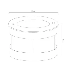 Fantasia FURI floorspot 5W COB Led 3000K 400lm IP67 New