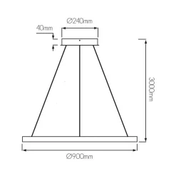 Fantasia GURI pendant ø90 76W 3000K white dimmable Online