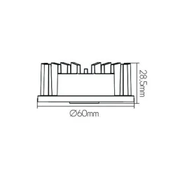 Fantasia HYBRIZ gen 2 Led module 10 Watt 770 Lumen 2700K CRI90+ Hot