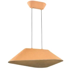 Fantasia ITZU 8,7W LED Pendel 550x550mm dimbaar vilt licht bruin / grijs Clearance