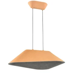 Fantasia ITZU 8,7W LED Pendel 550x550mm dimbaar vilt licht bruin / grijs Clearance