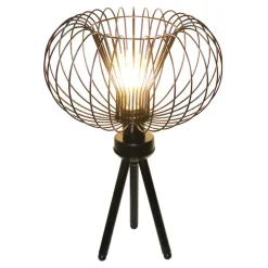 Fantasia JULIA 1x E27 tafellamp Ø33cm zwart