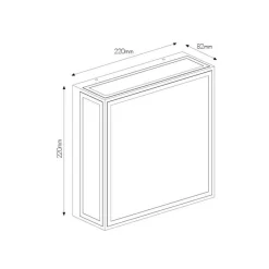 Fantasia KELSO wall lamp 2xE27 max 15W IP65 matt black Best