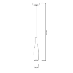 Fantasia KIRINA pendant 1xE27 sand-silver/milk white glas Sale