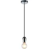 Fantasia KOBAR pendant Black/chrome 1x E27
