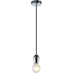 Fantasia KOBAR pendant Black/chrome 1x E27