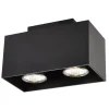 Fantasia KUBO 2L satin black/dim.glass LED 5W GU10 incl. Outlet