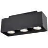 Fantasia KUBO 3L satin black/dim.glass LED 5W GU10 incl. Clearance