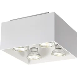 Fantasia KUBO 4L satin white/dim.glass LED 5W GU10 incl. Clearance