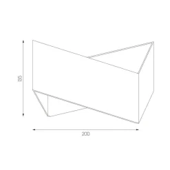 Fantasia KUMIS Wandlicht wit 2xG9 excl (max 40W) Hot