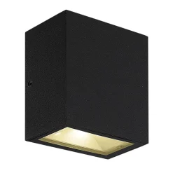 Fantasia MILOS walllight 2x 4,5Watt 920Lm COB LED 3000K IP65 black Outlet