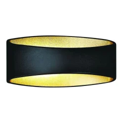 Fantasia MYRA v2.0 wall lamp up-down LED 6W satin black/gold, driver incl Outlet