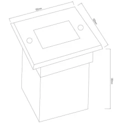 Fantasia NELIO floorspot 5W COB Led 3000K 400lm IP67