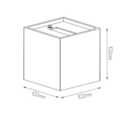 Fantasia NEMO walllamp up-down LED 1x4W sand white Online