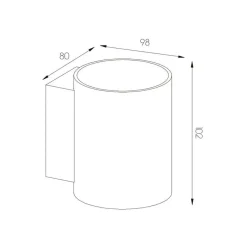 Fantasia NIDUM Wandlicht zwart / goud rond G9 excl (max 40W)