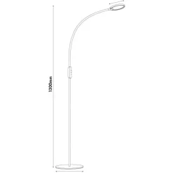 Fantasia NONI LED Vloerlamp 5W 5-staps dimbaar wit New