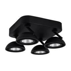 Fantasia NOOMI Spot dimbaar 4x7W 3000K satin zwart Hot