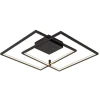 Fantasia NORI LED 56W 3000K zwart 675x615x60 dimbaar