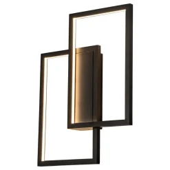 Fantasia NORI LED 42W 3000K zwart 435x335x60 dimbaar