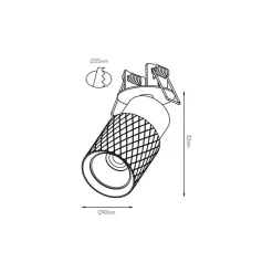 Fantasia NYSAL Inputspot MR11 lamp excl zwart Best