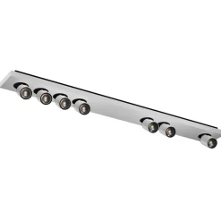 Fantasia Nysit 7L Square cover B/W/W 7x4,5W GU10 dimmable LED incl. Outlet