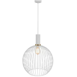 Fantasia OONAH 1xE27 D450xH550 White / gold + 3m white fabric cable Online