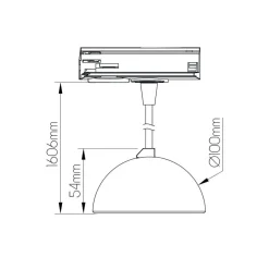 Fantasia ORBIT LED Track pendel 6W/9W 2700K Dimbaar Best