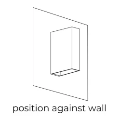 Fantasia ORION I - ABS wall light up&down 570Lm 5,7W white Sale