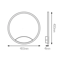 Fantasia ORSO ceiling light 25W 3000K white dimmable Best