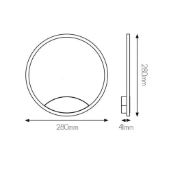 Fantasia ORSO wall light 15W 3000K white dimmable Clearance