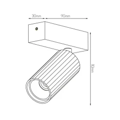 Fantasia ORYX 1L spot MR11 lamp excl wit Sale