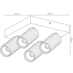 Fantasia ORYX 4L SQ MR11 lamp excl wit Online