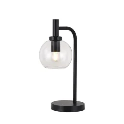 Fantasia OSIRA Tafellamp E27 Zwart, helder glas Ø150mm Online