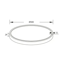Fantasia OXUS LED 30W 2700K plafondlamp wit New