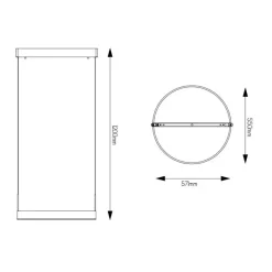 Fantasia PURE pendant round D60 LED 22W satin black Outlet