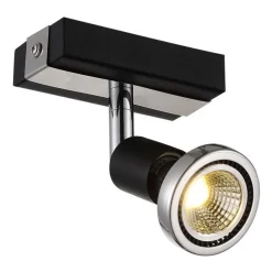 Fantasia ROBUS spot head 1xGU10 5W LED black/Chrome Clearance