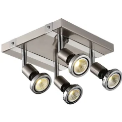Fantasia ROBUS square spot head 4xGU10 5W LED satin chrome/Chrome Hot