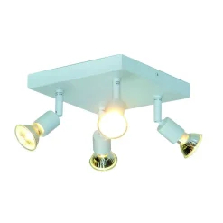 Fantasia RUNE 3 4L PLATE GU10 LED 5W dim MAT WHITE New