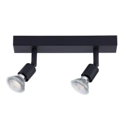 Fantasia RUNE 2L GU10 LED 4,3W dim incl. black Outlet