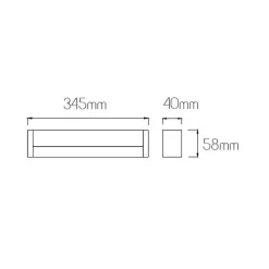 Fantasia SKEELER 5W wallamp 400lm 3000K WHITE New