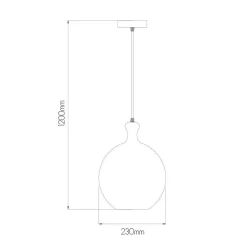 Fantasia SONOS susp. smoke grey 1x E27 New