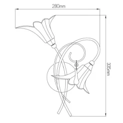 Fantasia TABOR Walllamp chrome 2xG9 LED incl. Best