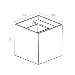Fantasia TOKO Wandlicht zwart / goud G9 excl (max 40W) Discount