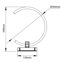 Fantasia TRENDSY LED Tafellamp 6,8W Ø300mm Online