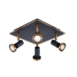 Fantasia XZIBIT 4L GU10 LED 5W dim incl. black / bronze Hot